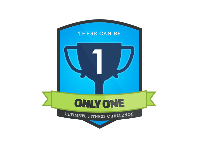 Out first Dribbble shot - Fitness Challenge Badge